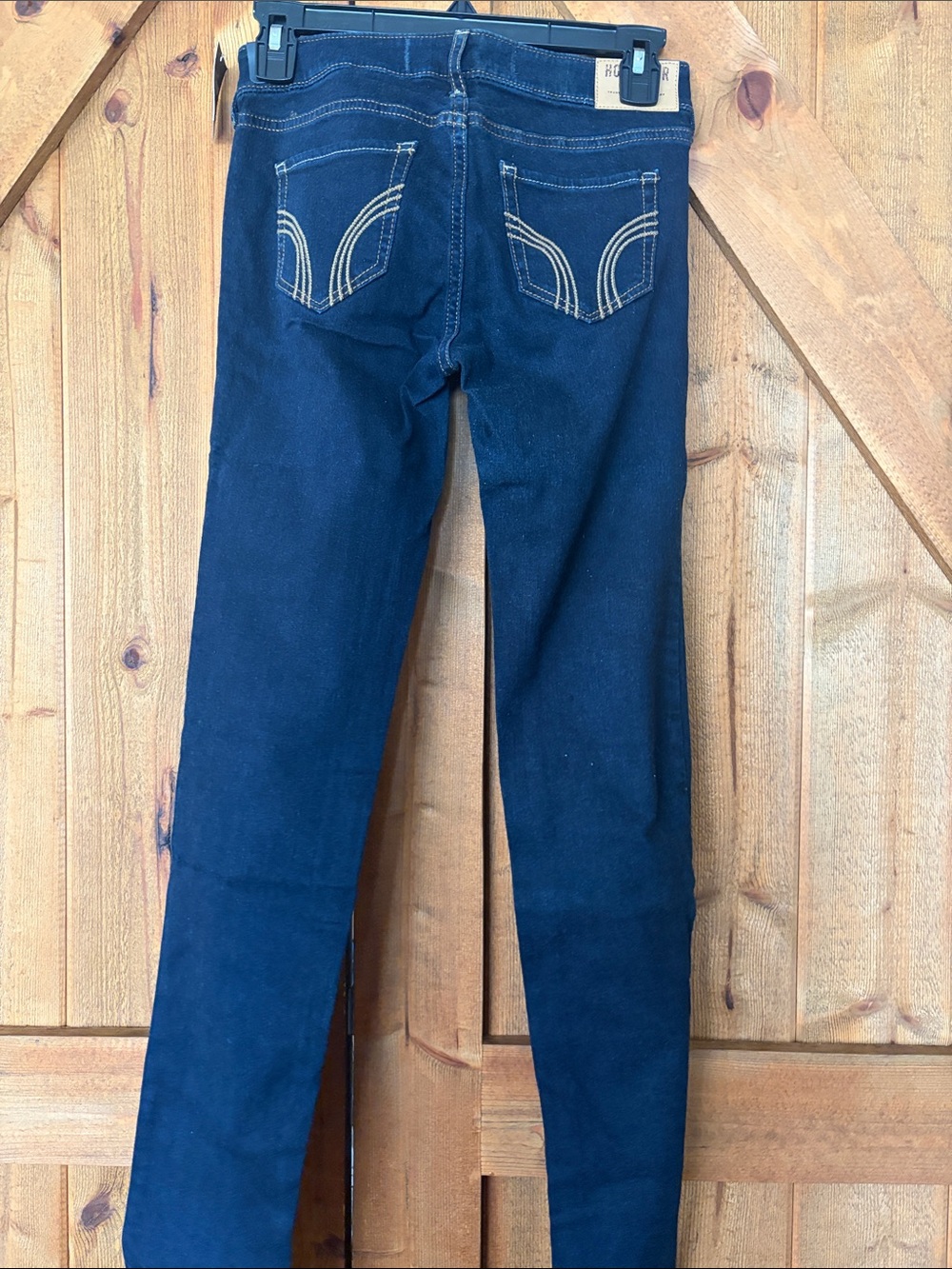 Hollister Dark Blue Women's Slim Bootcut Jeans - Picture 5 of 6